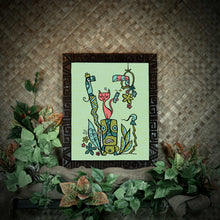Load image into Gallery viewer, Tiki Kitty Cat Print