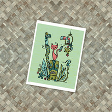 Load image into Gallery viewer, Tiki Kitty Cat Print