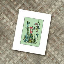 Load image into Gallery viewer, Tiki Kitty Cat Print