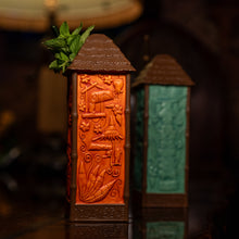 Load image into Gallery viewer, Tiki tOny's Enchanted Tiki Mug: Sunset · Ceramic Tiki Mug · Pre-Order
