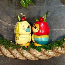 Load image into Gallery viewer, Tiki tOny&#39;s Jose &amp; Rosita Chirp Chirp (Vintage Warm) - Ceramic Tiki Mug Set - Limited Edition / Limited Time Pre-Order
