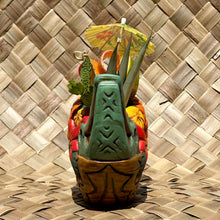 Load image into Gallery viewer, Tiki tOny&#39;s Flower Boat Canoe - Ceramic Tiki Mug - Limited Edition / Limited Time Pre-Order
