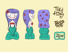 Load image into Gallery viewer, Tiki tOny&#39;s Lagoon Mermaid LAVENDER HAIR Tiki Mug - Ready to Ship!
