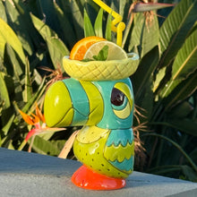 Load image into Gallery viewer, Tiki tOny’s Tiki Rum Bird – Teal/Green · Ceramic Tiki Mug · Pre-Order
