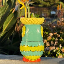 Load image into Gallery viewer, Tiki tOny’s Tiki Rum Bird – Teal/Green · Ceramic Tiki Mug · Pre-Order
