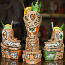 Load image into Gallery viewer, Tiki tOny&#39;s Enchanted Tiki Room Chanting Drummer ceramic Tiki Mug - Limited Edition / Limited Time Pre-Order
