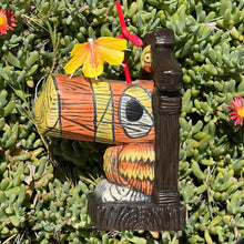 Load image into Gallery viewer, Tiki tOny&#39;s Hanging Toucan Tiki Mug (Orange-Yellow), sculpted by Thor - Ready to Ship
