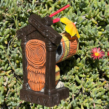 Load image into Gallery viewer, Tiki tOny&#39;s Hanging Toucan Tiki Mug (Orange-Yellow), sculpted by Thor - Ready to Ship
