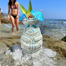 Load image into Gallery viewer, Tiki tOny&#39;s Yeti on Vacation Tiki Mug, sculpted by Thor - Limited Edition - Ready to Ship
