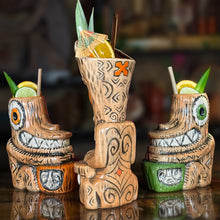 Load image into Gallery viewer, Tiki tOny&#39;s Enchanted Tiki Room Chanting Drummer ceramic Tiki Mug - Limited Edition / Limited Time Pre-Order
