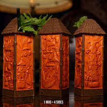 Load image into Gallery viewer, Tiki tOny's Enchanted Tiki Mug: Sunset · Ceramic Tiki Mug · Pre-Order
