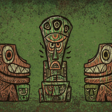 Load image into Gallery viewer, Tiki Room Drummers Print
