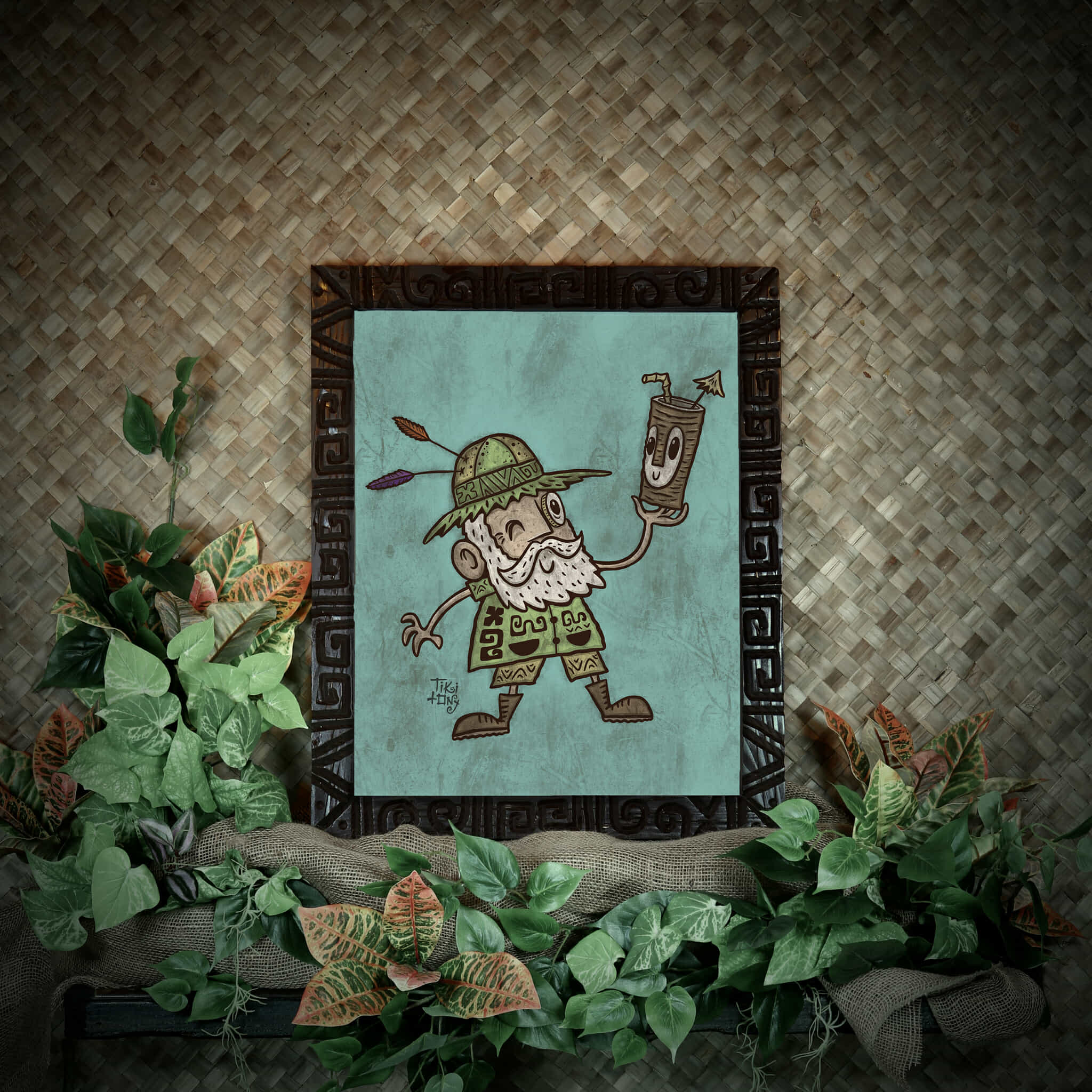 Old Explorer Print – Tiki tOny's Beachcomber Shack