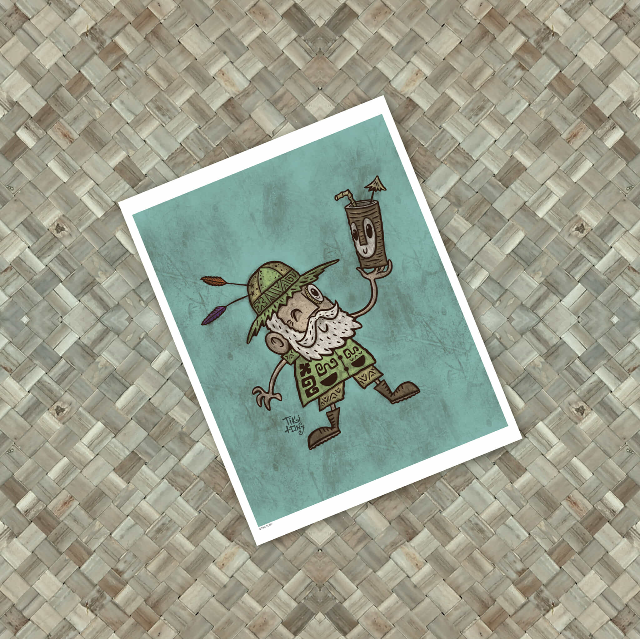 Old Explorer Print – Tiki tOny's Beachcomber Shack